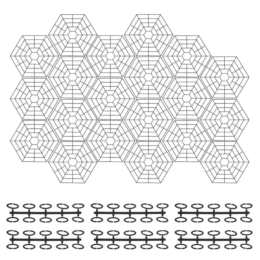Filet de protection en plastique pour sécuritaires de jardin, protection flottante pour protéger le