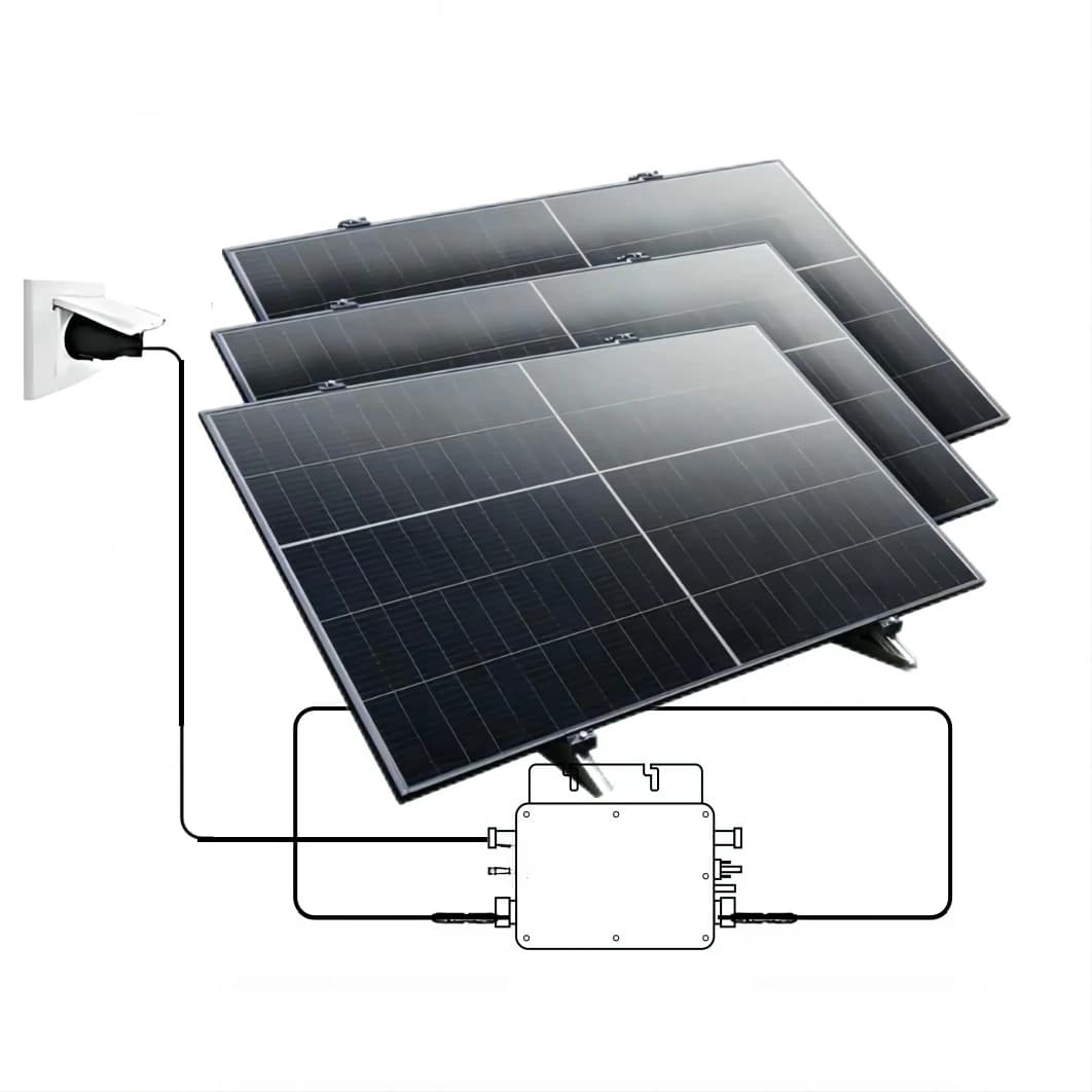 Kit domestique photovoltaïque pour panneau solaire à module unique