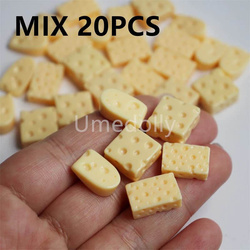 Miniature de maison de poupée à l'échelle 1/6, mini-aliments en forme de fromage, décoration de scèn