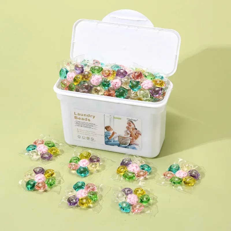 30/50 pièces perles de Gel à lessive 7 en 1 parfum multi-usages détergent fort parfum lessive parfum