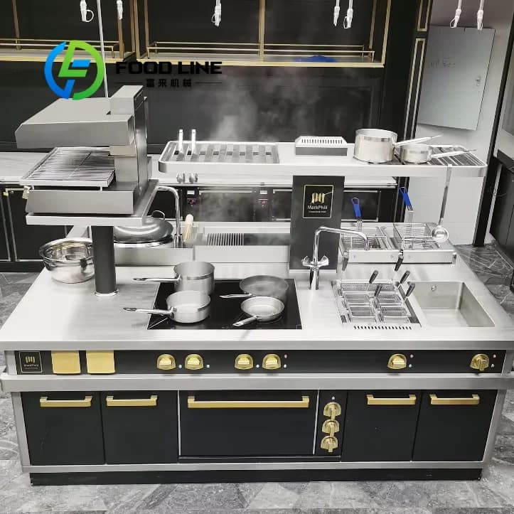 Système de cuisine intelligent de luxe personnalisé, équipement Commercial intégré haut de gamme pou