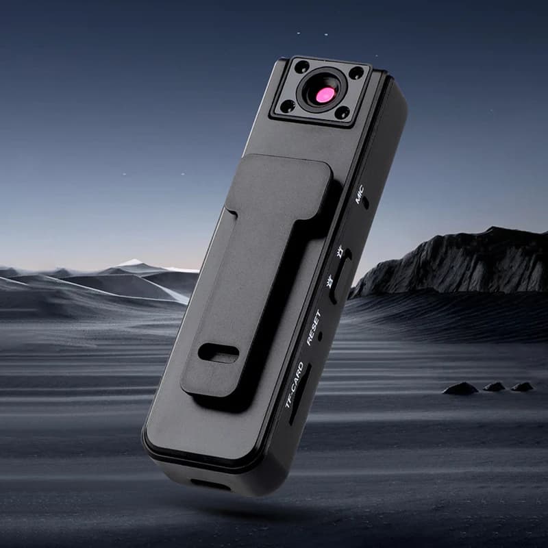 Mini caméra portable A9 1080P HD avec vision nocturne infrarouge, caméra d'enregistrement à clip dor