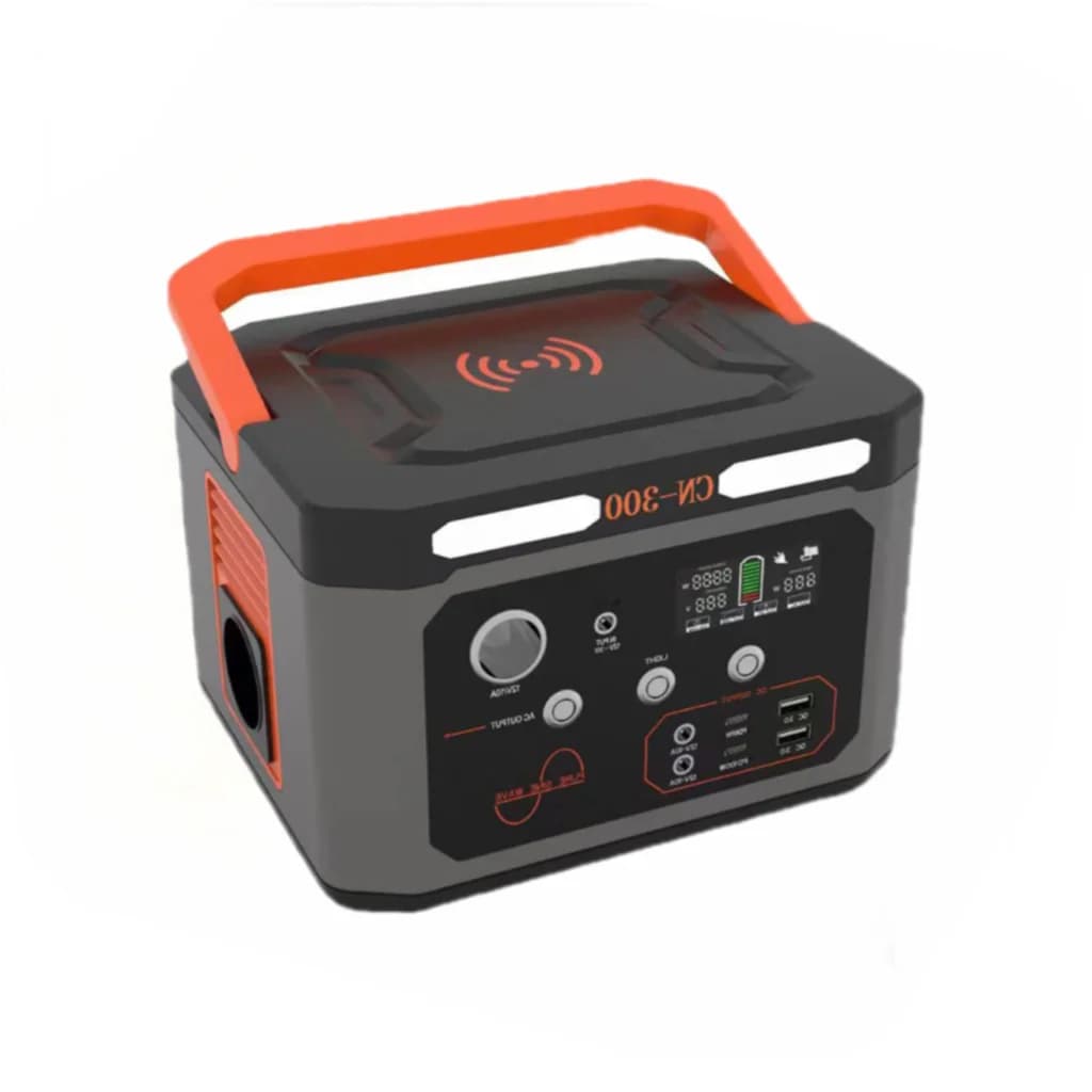 Station d'alimentation portable 300W, système de stockage d'énergie solaire domestique, alimentation