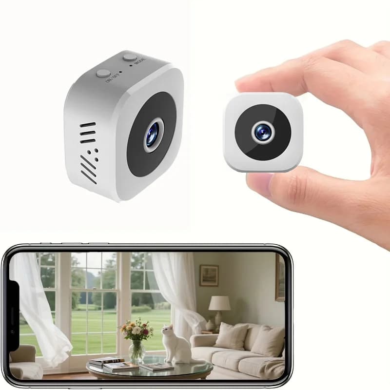 Xiaomi 4K HD Mini caméra de sécurité 6K Full HD WiFi Surveillance avec Audio bidirectionnel détectio