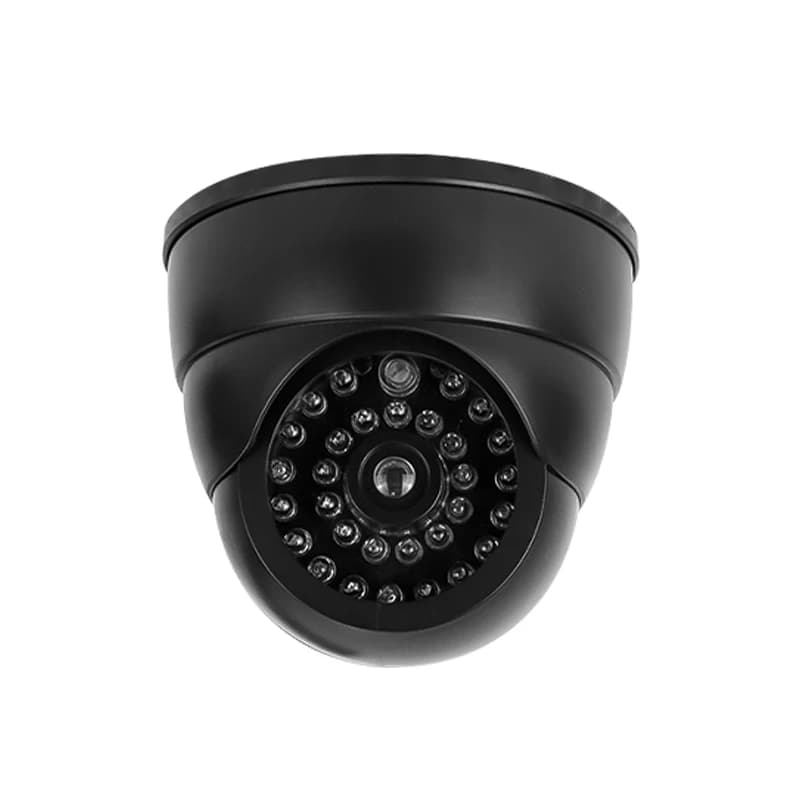 DUNICCD-Fausse caméra de sécurité LED clignotante rouge réaliste, système de surveillance pour la ma