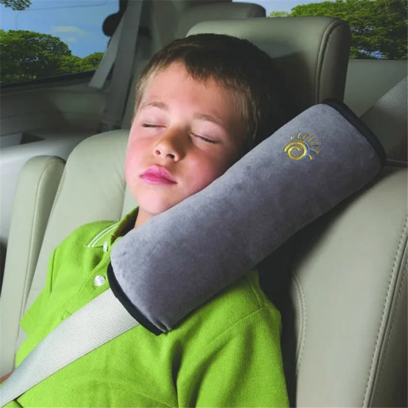Coussin de ceinture de sécurité pour enfant, protège-épaule en peluche, couvre-ceinture de sécurité