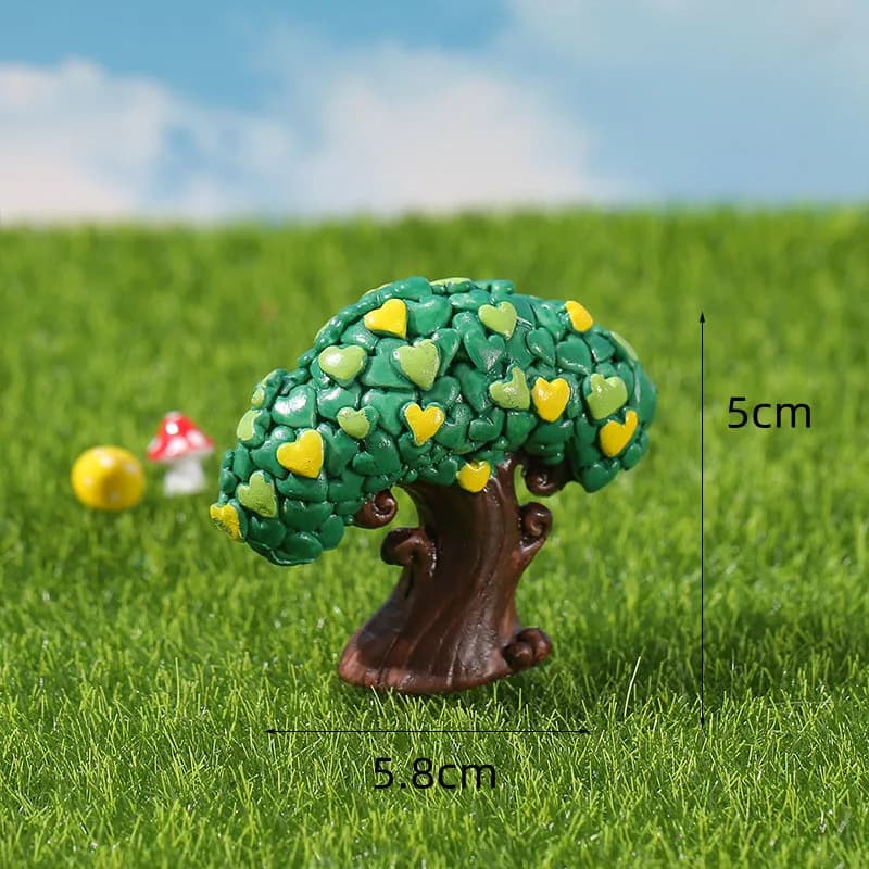 Mini artisanat de maison d'arbre d'elfe, nickel é l'inventaire, décoration de maison de jardin, acce