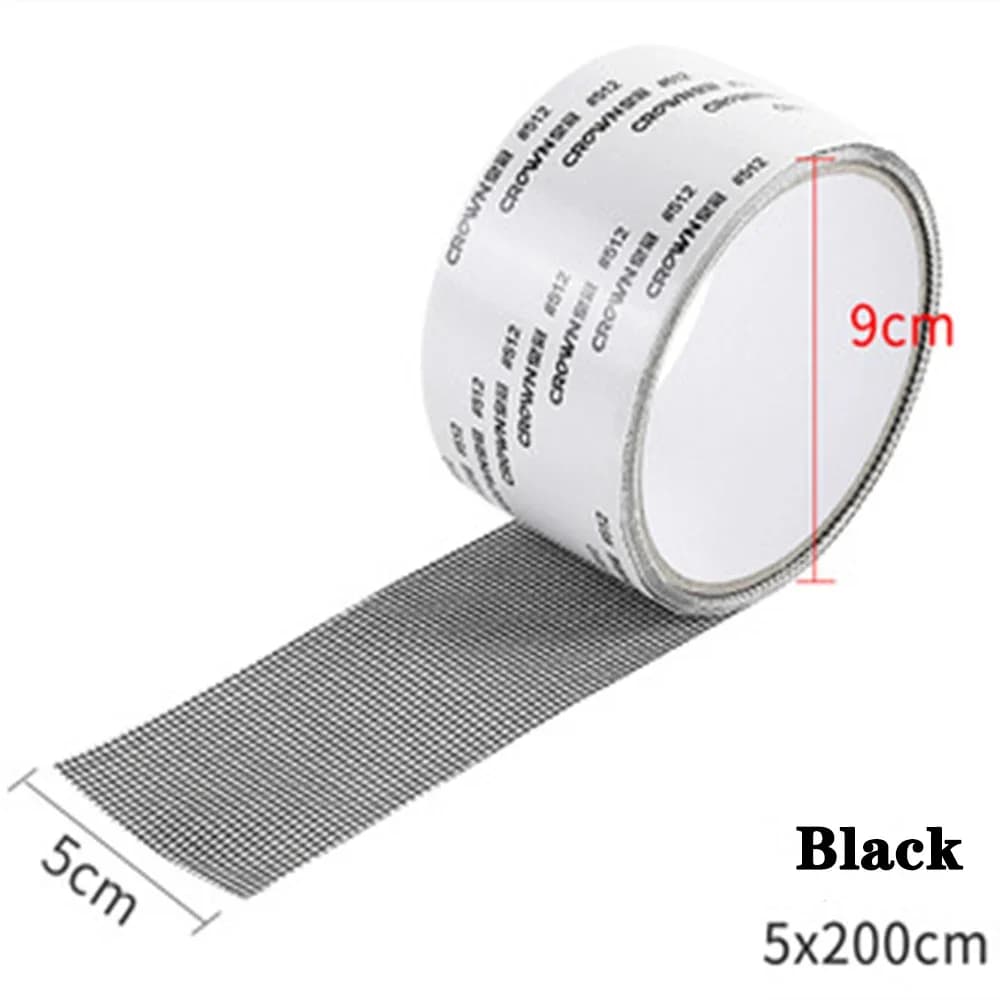 Moustiquaire pour fenêtres, filet anti-moustiques, ruban de réparation auto-adhésif imperméable faci