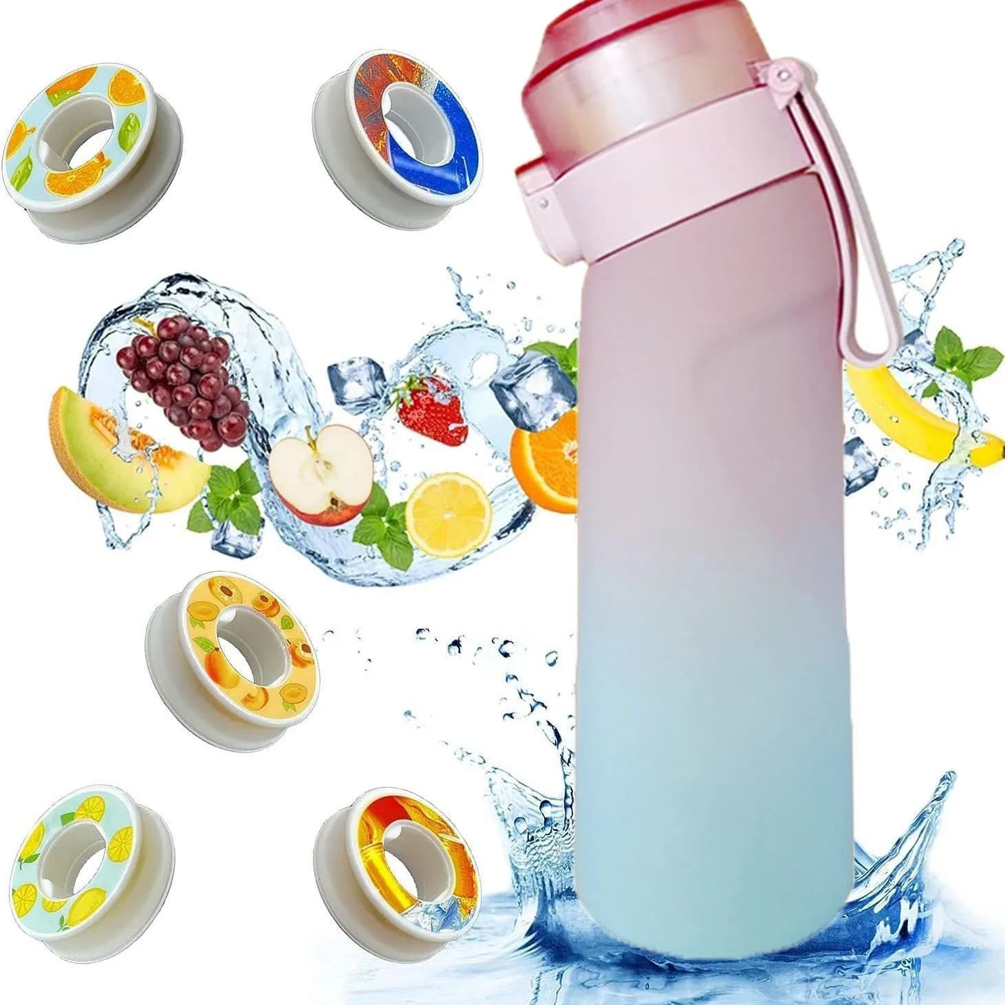 Bouteille d'eau aromatisée à l'air, tasse d'eau parfumée, bouteille d'eau de sport pour Fitness en p