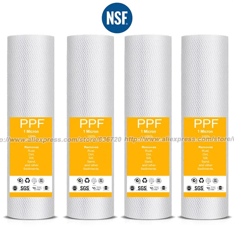 Boîtier de filtre à eau pour toute la maison, filtre à eau en ligne pour la maison, filtre à sédimen