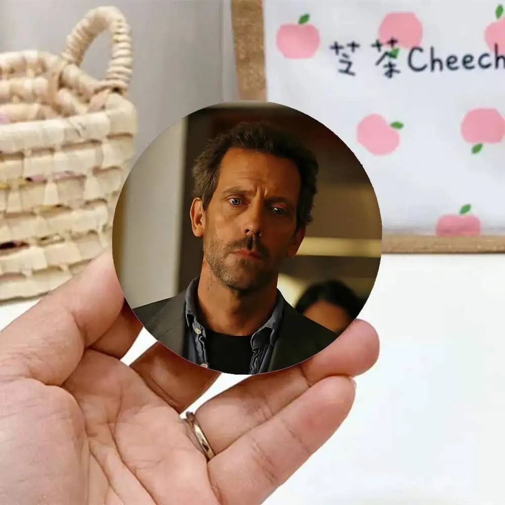 Broches et badges humoristiques à l'effigie de H-House MD, inspirés des séries TV, bijoux fantaisie,