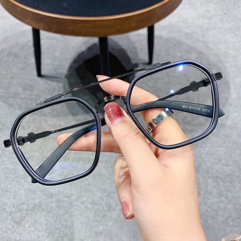 Lunettes classiques Anti-lumière bleue, monture haut de gamme, noires, Anti-rayonnement, pour femmes