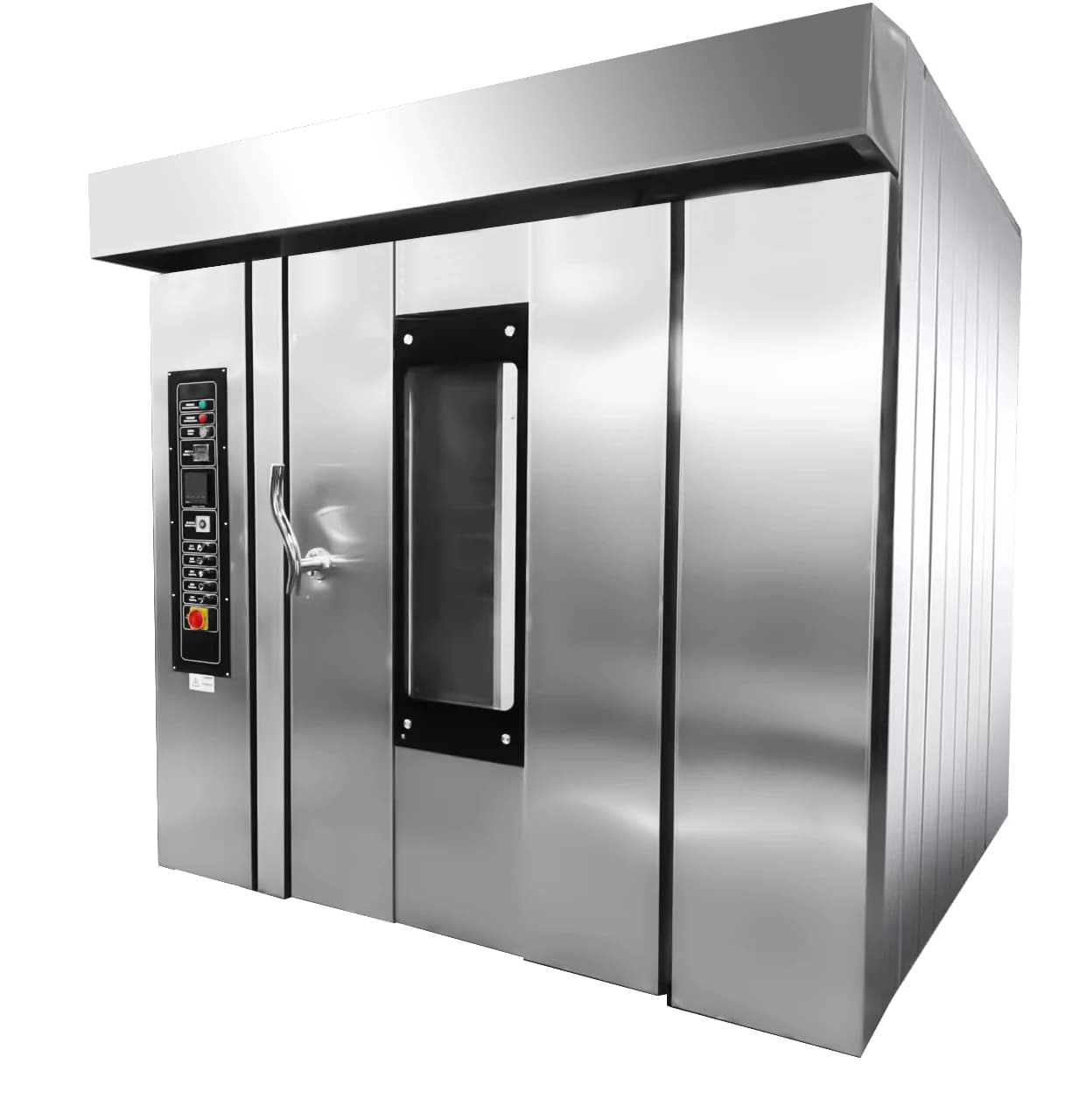 Four à pain rotatif à gaz 32 plateaux sur mesure pour boulangerie, machine de cuisson automatique et