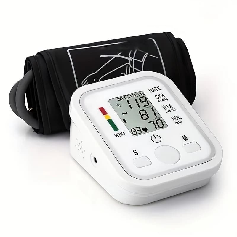 Tensiomètre médical professionnel affichage LED bras supérieur moniteur automatique BP sphygmomanome