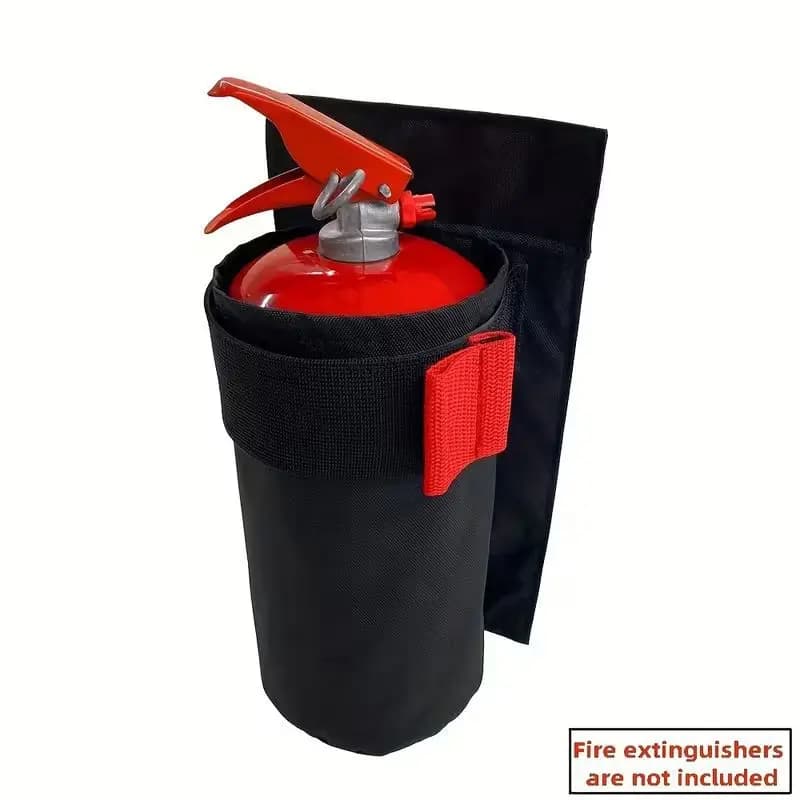 Sac de rangement durable pour extincteur de voiture, organisateur de coffre, rangement pour siège ar