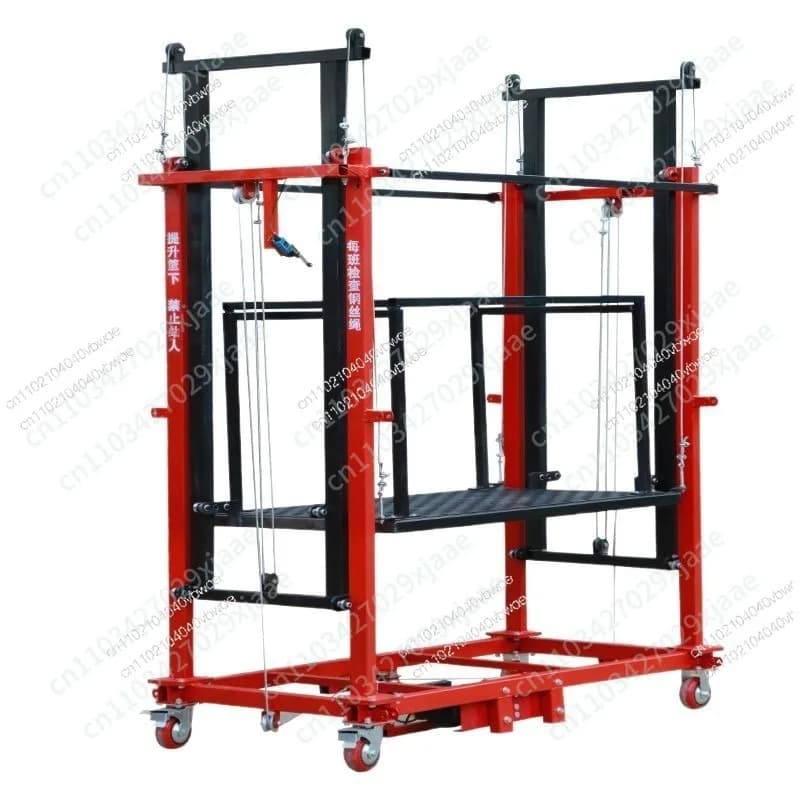 Cadre de levage électrique 1,5 mètre, pliable, télécommande mobile, chantier, étagères décoratives,
