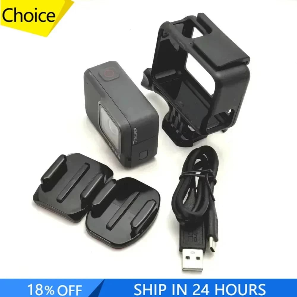 Original pour GoPro Hero 7 argent caméra d'action Sport 12MP Photo caméra de Streaming en direct 4K