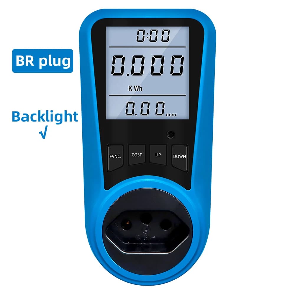 Compteur de puissance numérique, wattmètre, prise de puissance Kwh, compteur de consommation électri
