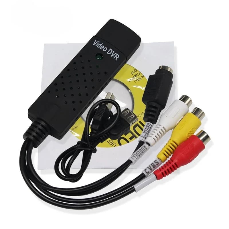 Carte de Capture vidéo USB capuchon facile VHS magnétoscope Mini DV Hi8 DVD vers convertisseur numér