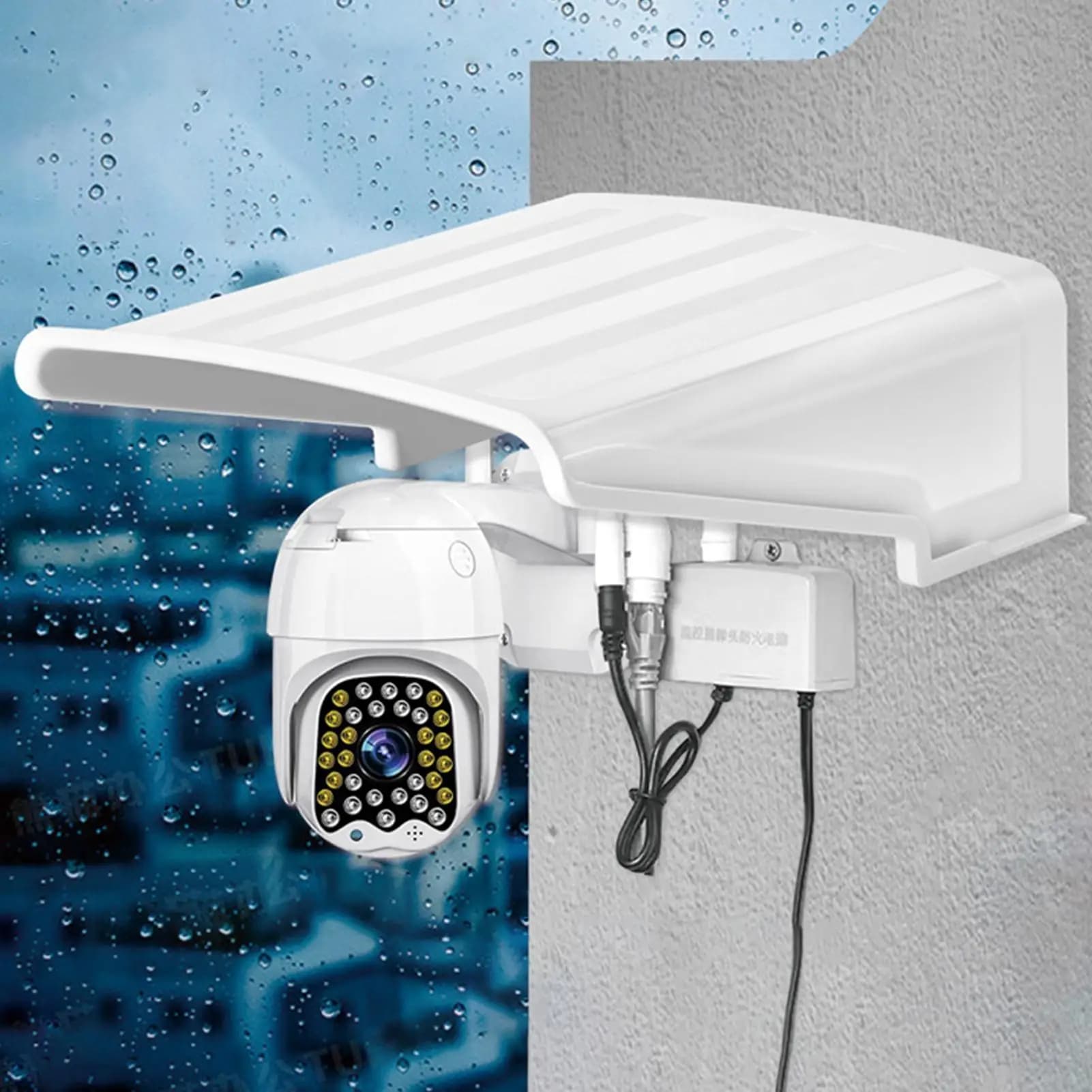 Housse de protection imperméable et anti-poussière pour caméra extérieure, protection contre la plui