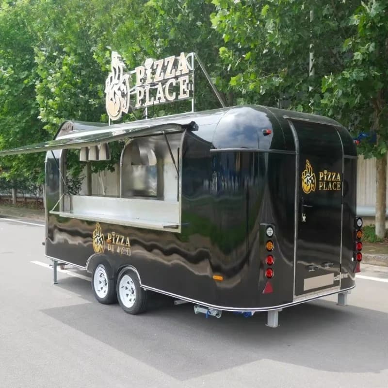 Fulai Street Mobile restauration Restaurant café Pizza Hotdog Snack restauration rapide remorque Mob
