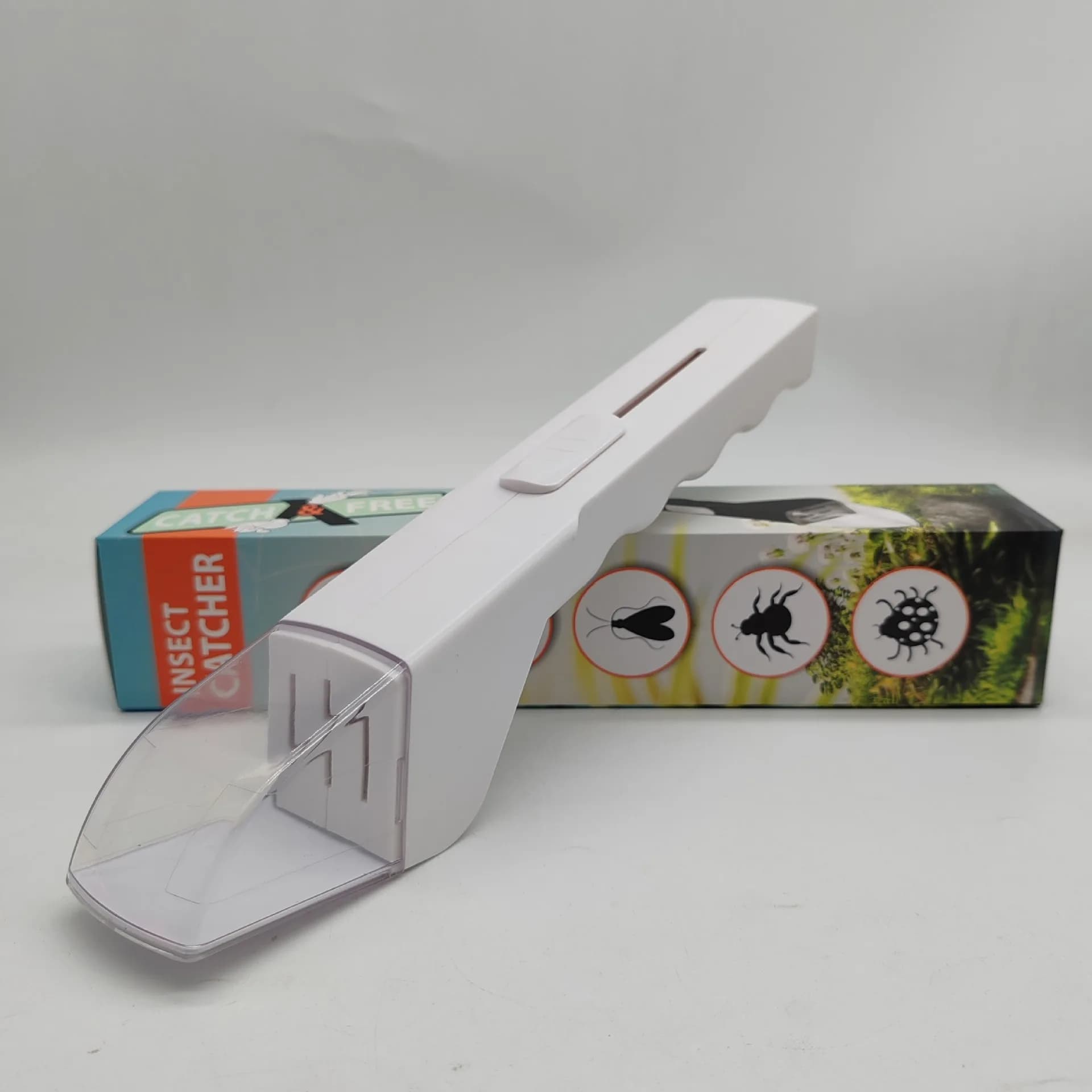 Attrape-insectes portatif pour attraper efficacement les araignées, les abeilles et les insectes à l