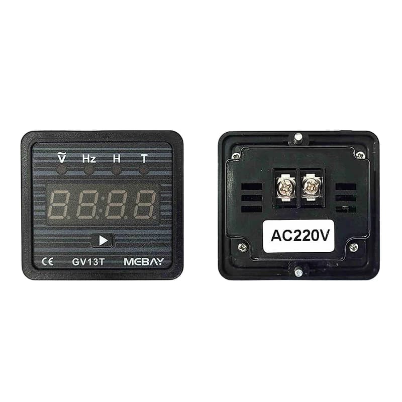 Instrument de mesure numérique pour générateur GV13T, voltmètre, fréquencemètre, compteur horaire, p