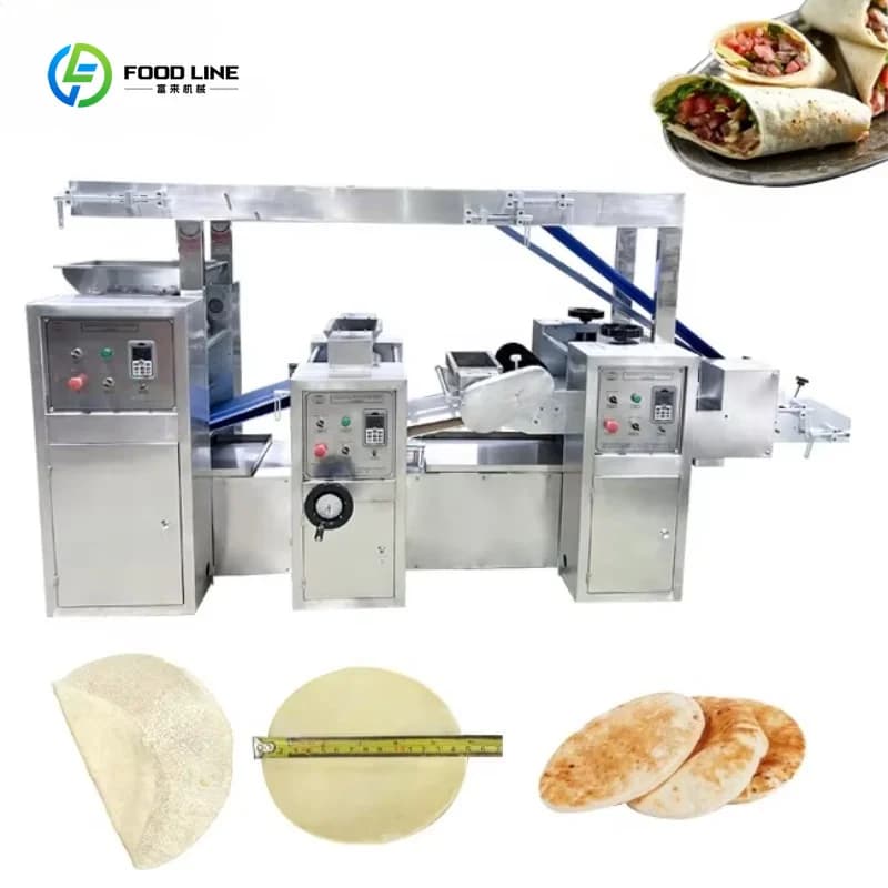 Machine à fabriquer des tortillas de farine entièrement automatique pour usage commercial, équipemen