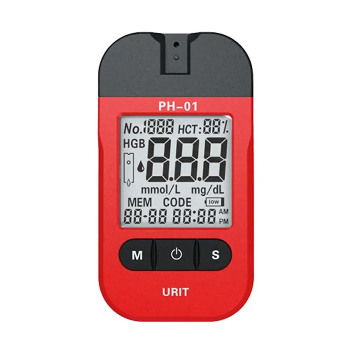 Nouvel appareil de test d'hémoglobine POCT Urit PH-01 PH-01A et bandelettes de réactifs
