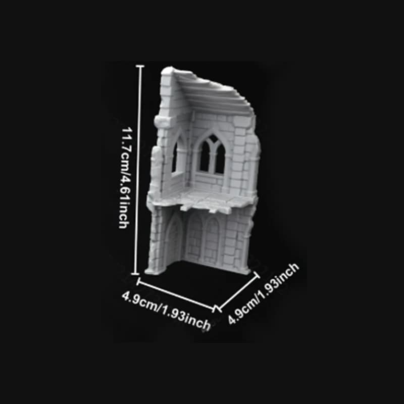 Bricolage modèle construction ruines Terrain paysage pour DND/marteau/Wargame 3D imprimé Wargaming T