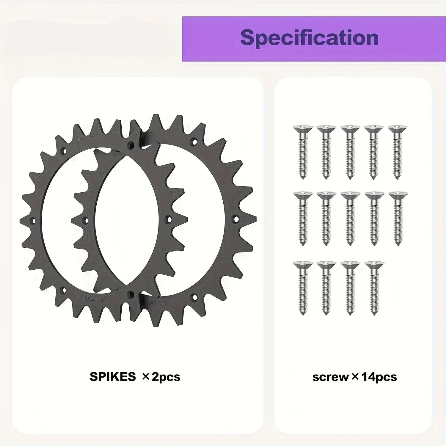 Roues auxiliaires améliorées de Traction pour tondeuse robot Worx Landroid Plus S/M, roue de Tractio
