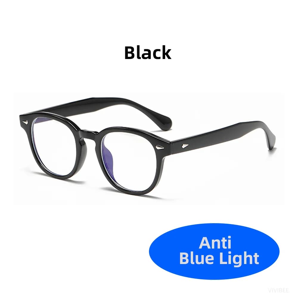 Lunettes classiques carrées anti-lumière bleue 2026 pour hommes, monture vintage avec verres clairs