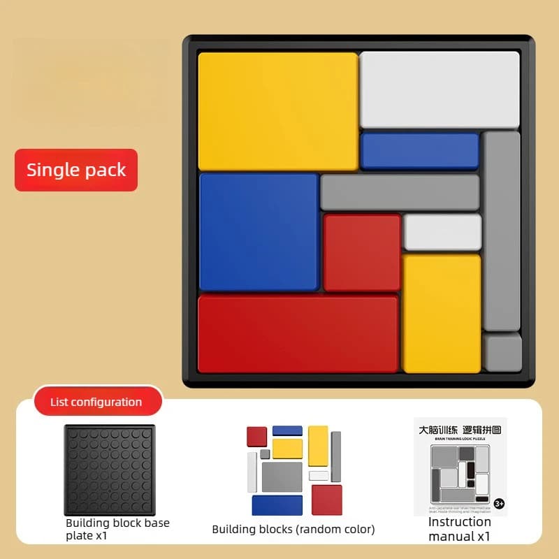 Puzzle logique, entraînement à la pensée logique, jeux de construction, blocs de puzzle, développeme