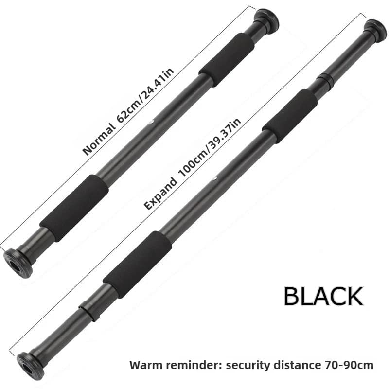 Barre de traction pour porte, barre de musculation robuste, barre de traction antidérapante pour ent