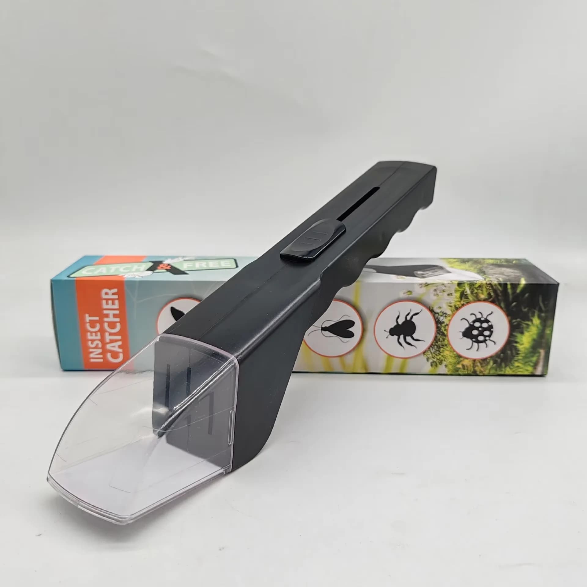 Attrape-insectes portatif pour attraper efficacement les araignées, les abeilles et les insectes à l