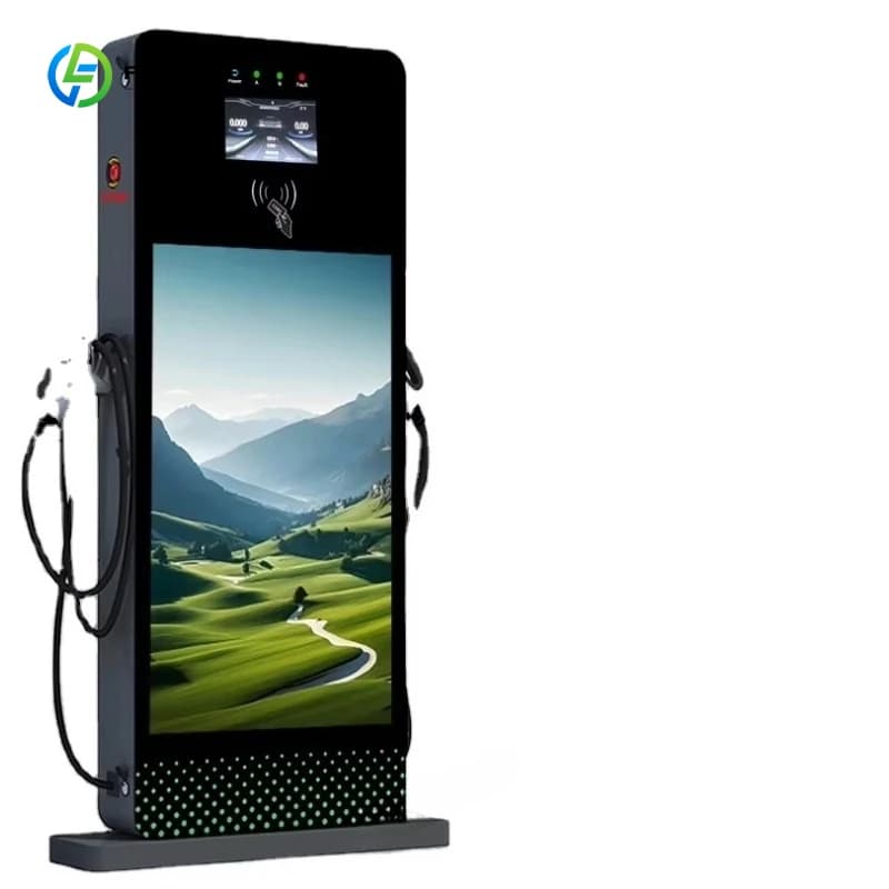 Chargeur EV portable intelligent 22KW 44KW personnalisé pour extérieur, solution de charge rapide d'