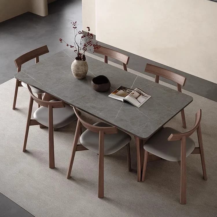 Table à manger en bois massif moderne de haute qualité, meubles de salle à manger