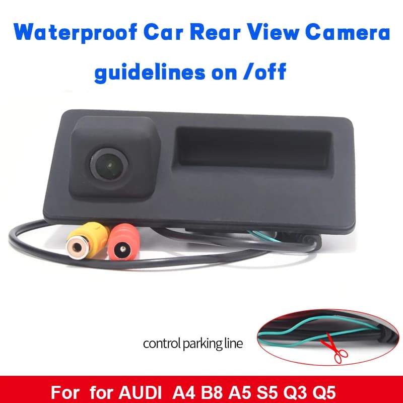 Caméra de recul filaire pour voiture, spéciale AUDI A4 B8 A5 S5 Q3 Q5, pour Porsche 958 Cayenne 2013