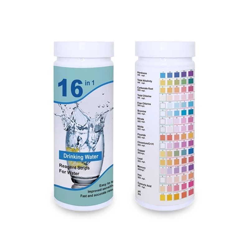 Kits test d'eau potable test pour dureté, le chlore, le fluorure le pH