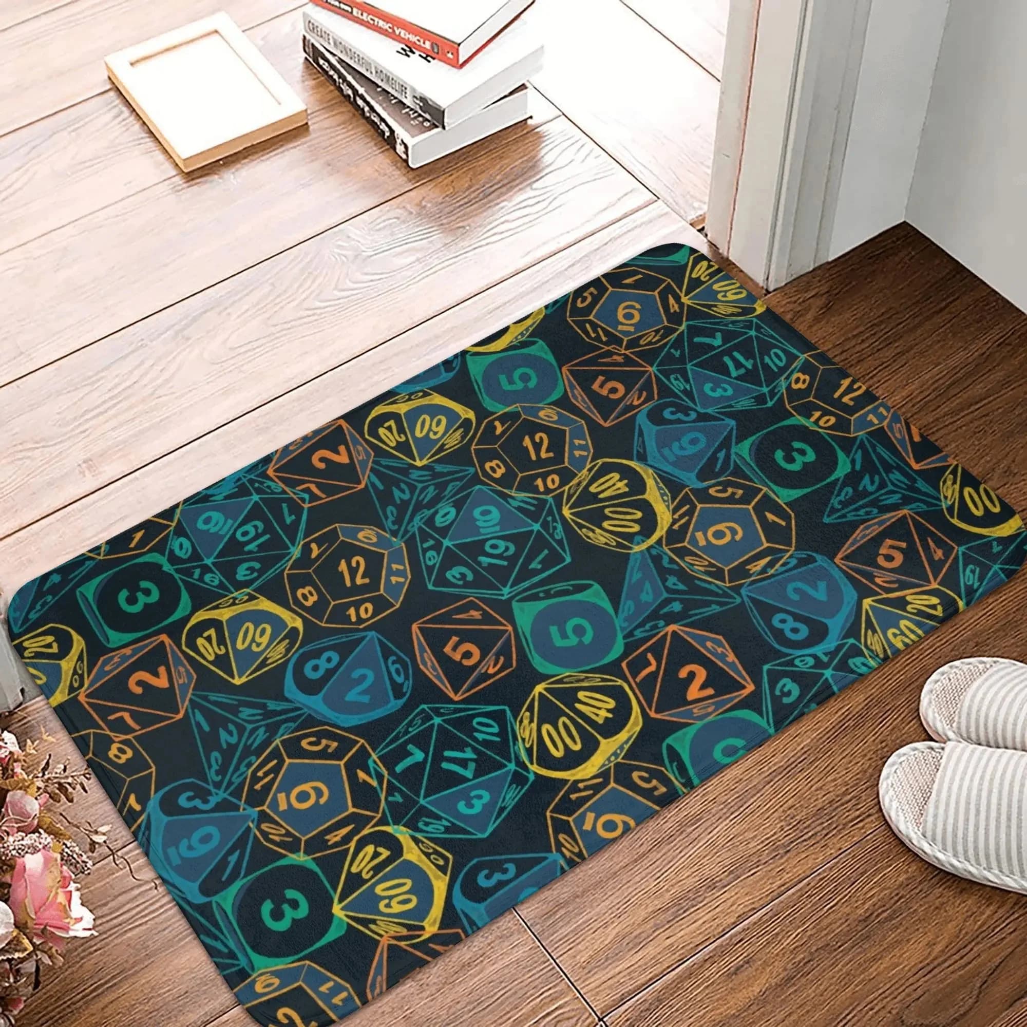 Dnd Game House Initiative – tapis d'entrée pour porte d'entrée, cuisine extérieure, paillasson de ba