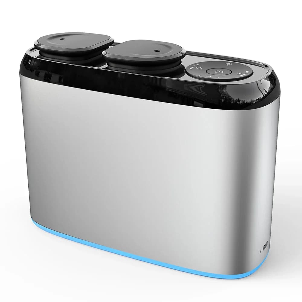 Diffuseur d'arôme électrique à double buse pour la maison, distributeur d'odeur électrique, contrôle