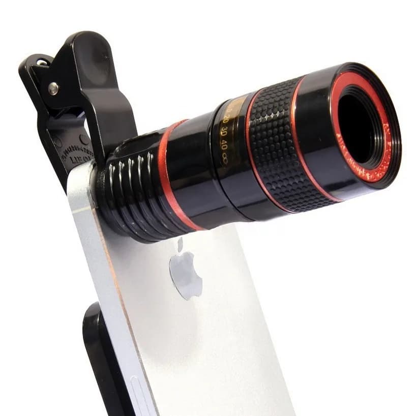 Objectif téléobjectif universel pour téléphone, zoom haute définition, effet de mise au point, photo