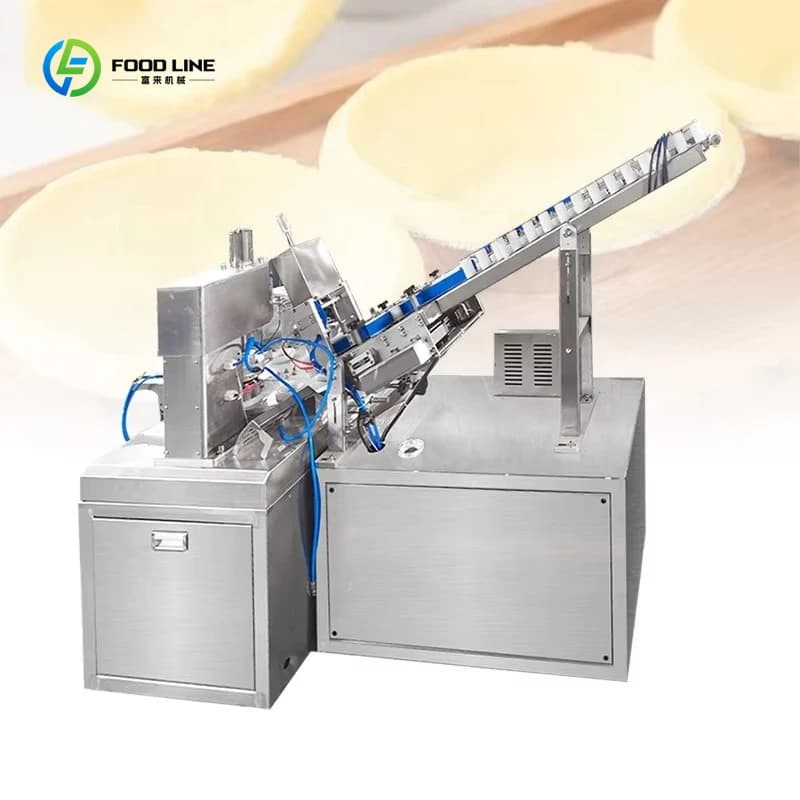 Nouvelle machine automatique personnalisée haute capacité pour la fabrication de tartelettes aux œuf
