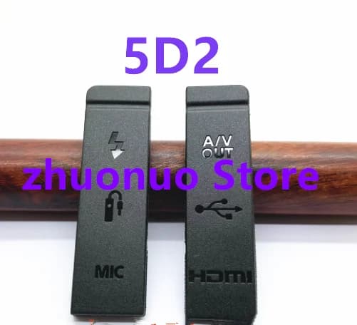 Couvercle de porte en caoutchouc pour appareil photo numérique, pièce de réparation, USB, HDMI, entr