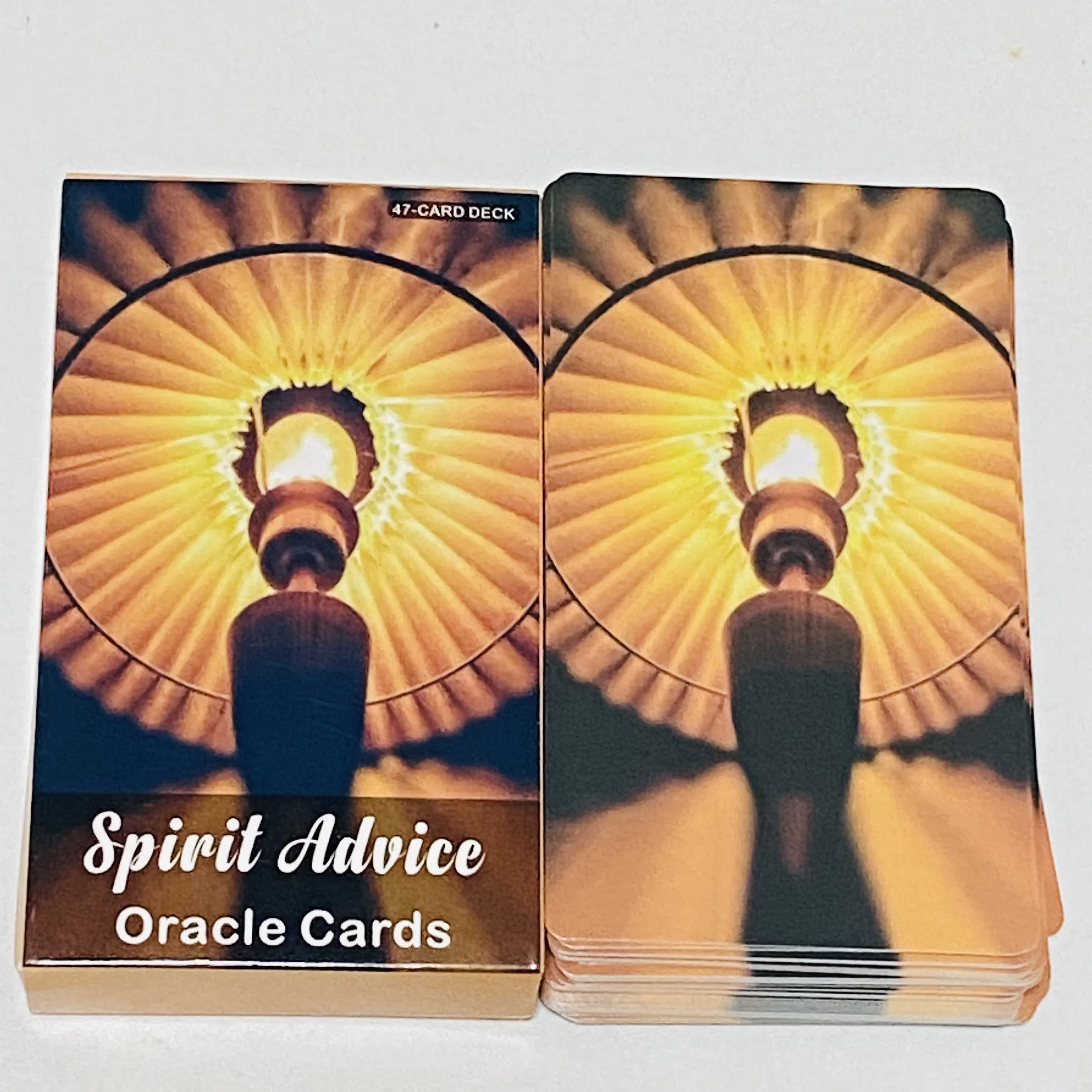Spirit Advice Oracle Cards 47 Deck Version anglaise Jeux de société Spirit avec mots clés sur cartes