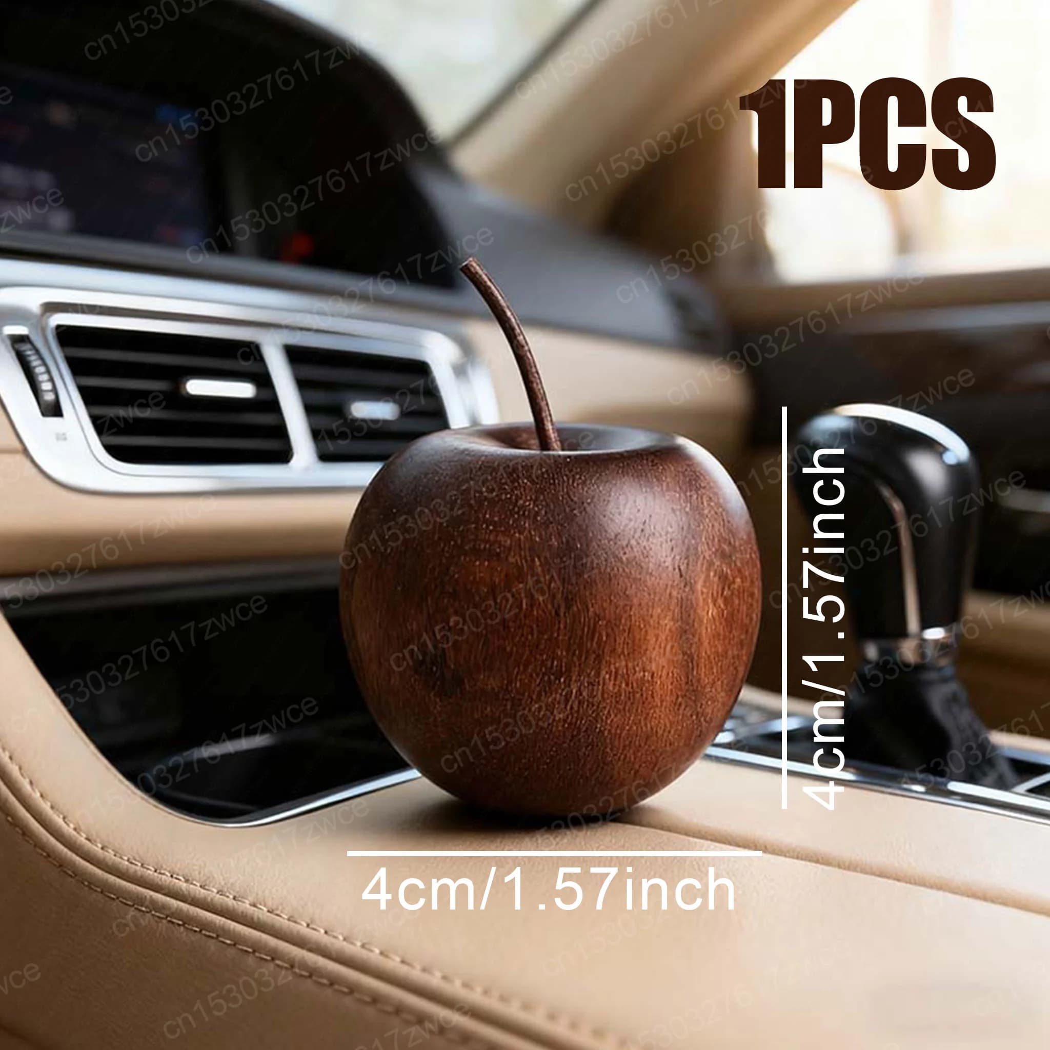 Diffuseur d'arôme de pomme en bois naturel, décor de table pour voiture, maison, bureau, distributeu