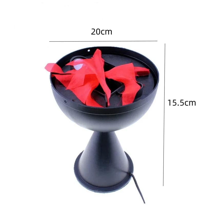 Lampe Led suspendue en forme de flamme pour cheminée d'halloween, bassin de feu suspendu, accessoire
