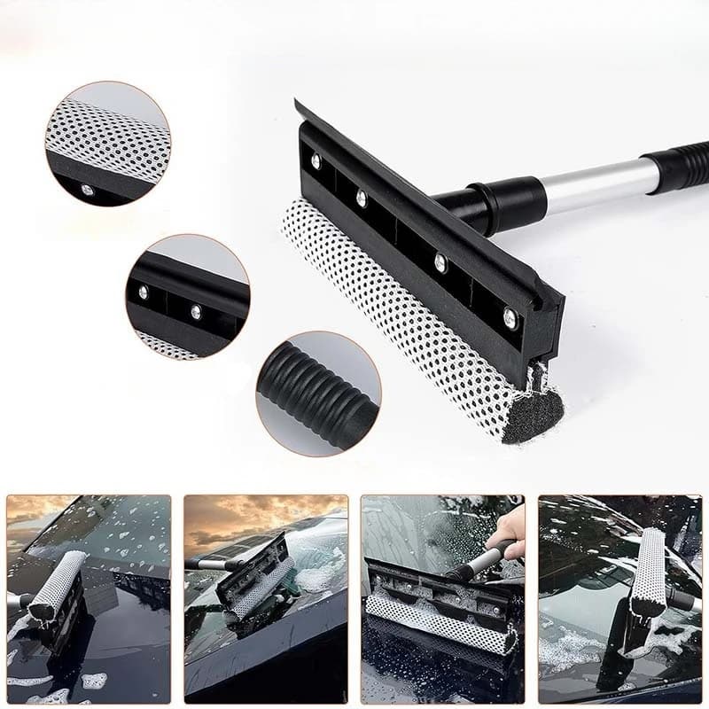 Essuie-Glace Double Face pour Fenêtre avec Spray, Brosse pour Livres, HOMirror
