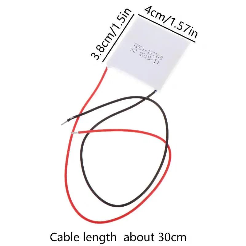 Plaque de refroidissement Peltier TEC1-12703, module thermoélectrique 3A basse consommation pour la