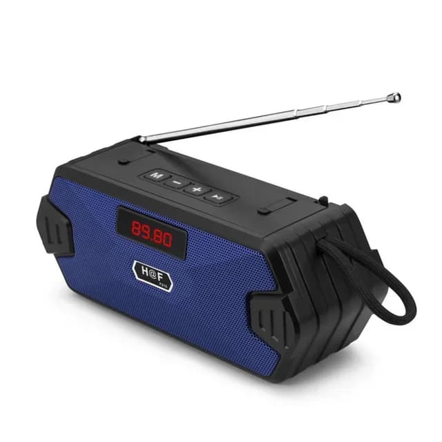 Récepteur Radio FM extérieur Portable Aux sans fil Bluetooth haut-parleur caisson de basses boîte de